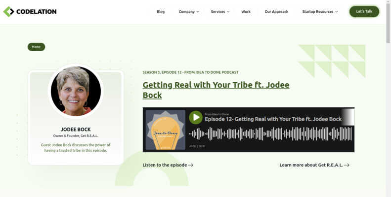 portfolio image of website