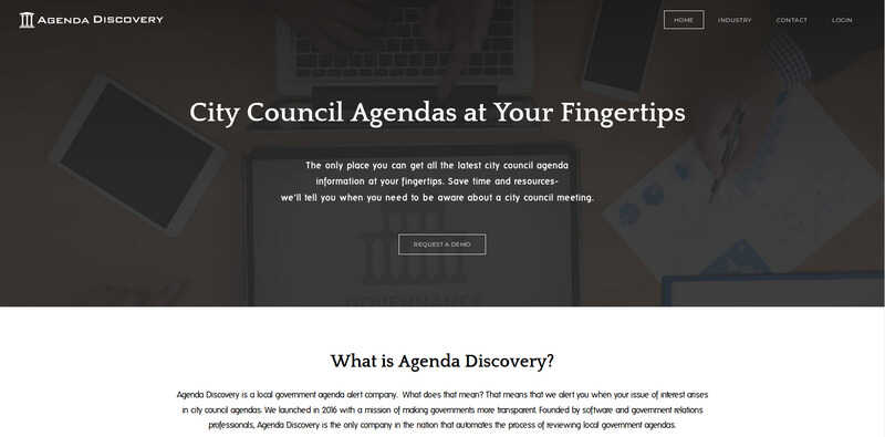 portfolio image of website