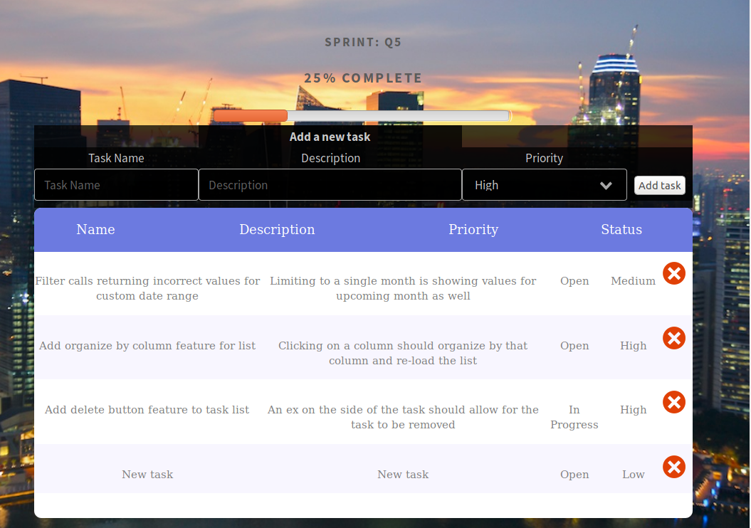 portfolio image of website
