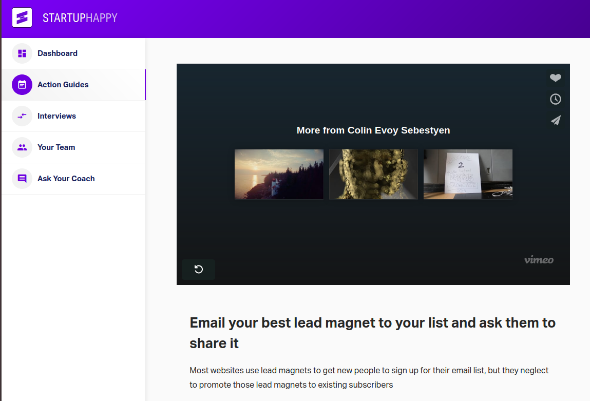 portfolio image of website